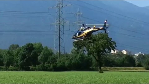 Fliegen mit Bell 429 am 12.07.2013 in Haldenstein